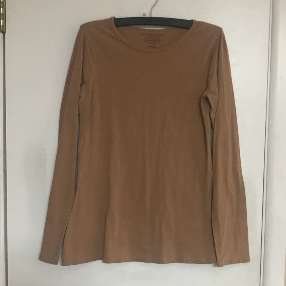 Downeast Basics | Cute tan long sleeve shirt